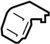 Child Restraint Anchor Plate Bezel