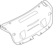 51497295211 Deck Lid Trim