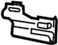 51117436595 Bumper Impact Absorber (Left, Front)