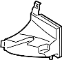 51747383850 Radiator Support Air Duct (Lower)