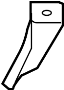 Lateral Arm Bracket (Left, Rear)