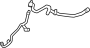 17127562045 Engine Coolant Pipe