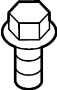 Steering Column Bolt (Lower)