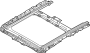 54105A980C0 Slide/tilt sunroof frame.