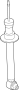 33505A134E9 Suspension Shock Absorber (Rear)