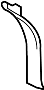 Body D-Pillar Trim Panel (Rear, Lower)