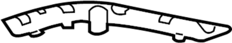 51117009893 Grille Molding (Left, Lower)
