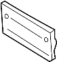51118408184 License Plate Bracket