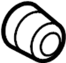 65129159495 DVD unit knob. Rotary KNOB.