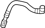 Return. Steering. Power. Hose. Line. Radiator. Connects Power Steering.