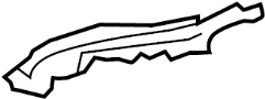 52107165381 Cover. Track. Seat. (Left)