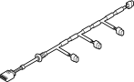 61129209210 Wire harness. Wiring set PDC. (Rear)