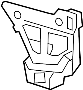 51127158446 Bumper Cover Support Rail (Right, Rear)