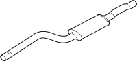 18308635781 Exhaust Muffler (Front)