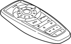 65129320241 DVD Player Remote Control (Rear)