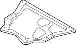 31116853815 Powertrain Skid Plate (Rear)