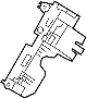 66538781035 Bracket. Module. Ctrl unit Surroun. Lane Departure Warning. Parking Aid System Control.