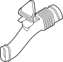 13718689752 Engine Air Intake Resonator (Right)