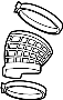 Air. Duct. (Upper). Engine Air Intake Hose.