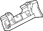 11655B36ED8 Heat shield. Side shield. (Right)