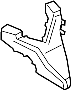 Duct. Air. (Rear, Lower). HVAC Air Distribution.