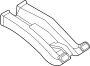 51169399773 Instrument Panel Air Duct (Rear, Lower)
