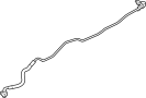 17227576388 Automatic Transmission Oil Cooler Hose (Left)
