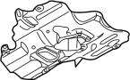 11657589092 Turbocharger Mount Heat Shield (Front, Lower)