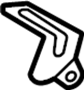 52207449451 Folding Seat Lock Striker (Left)