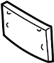 51110141384 License Plate Bracket