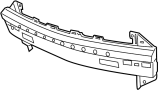 51117062866 Bumper Impact Bar (Front, Lower)