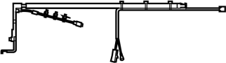 Battery cable (plus pole). POSITIVE CABLE. 