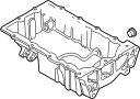 11132463751 RP REMANUFACTURED oil pan.