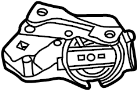 33306857795 Suspension Subframe Reinforcement Bracket (Left, Rear, Lower)