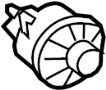 13742756044 Hybrid / Electric Vehicle Sound Alert Speaker