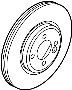 34116855781 Disc Brake Rotor