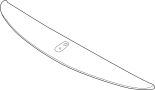 51137200293 Cover, windscreen panel. Header Cover.