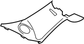 51437266469 Body A-Pillar Trim Panel (Left)