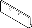 51137362747 License Plate Bracket