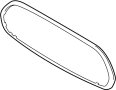 51137300589 Grille Molding (Upper, Lower)