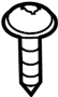 7149194838 Bumper Cover Screw