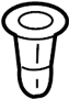7147411141 Blind rivet nut, flat hea. Bumper Cover Nut. Tail lamp ASSEMBLY nut. Tail Light Nut.