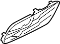 Bumper Cover Spacer Panel (Right, Lower)