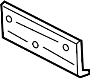 51117446354 License Plate Bracket (Front)