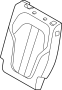 52205A3C914 Backrest cover artificial. Seat back cover.