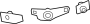 51129451206 Parking Aid Sensor Housing