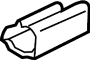 52207492735 Seat Track Cover (Rear)