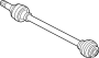 CV Axle Assembly (Left, Rear)