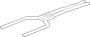 18308097590 Pipe. Muffler. Exhaust. (Front)