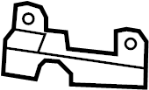 51647836703 Engine Air Intake Hose Bracket (Left, Front)